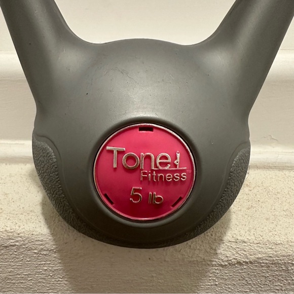 Tone Fitness 5 lb Kettlebell - Pink - Picture 2 of 9